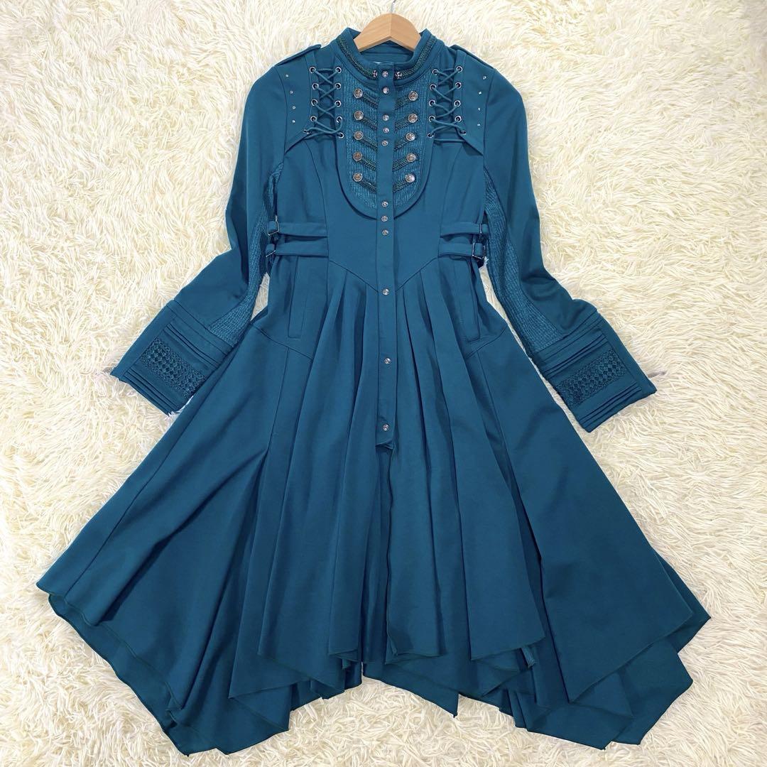 美品 ローゼンカヴァリエ ワンピース ナポレオン コート ロング フレア 画像1