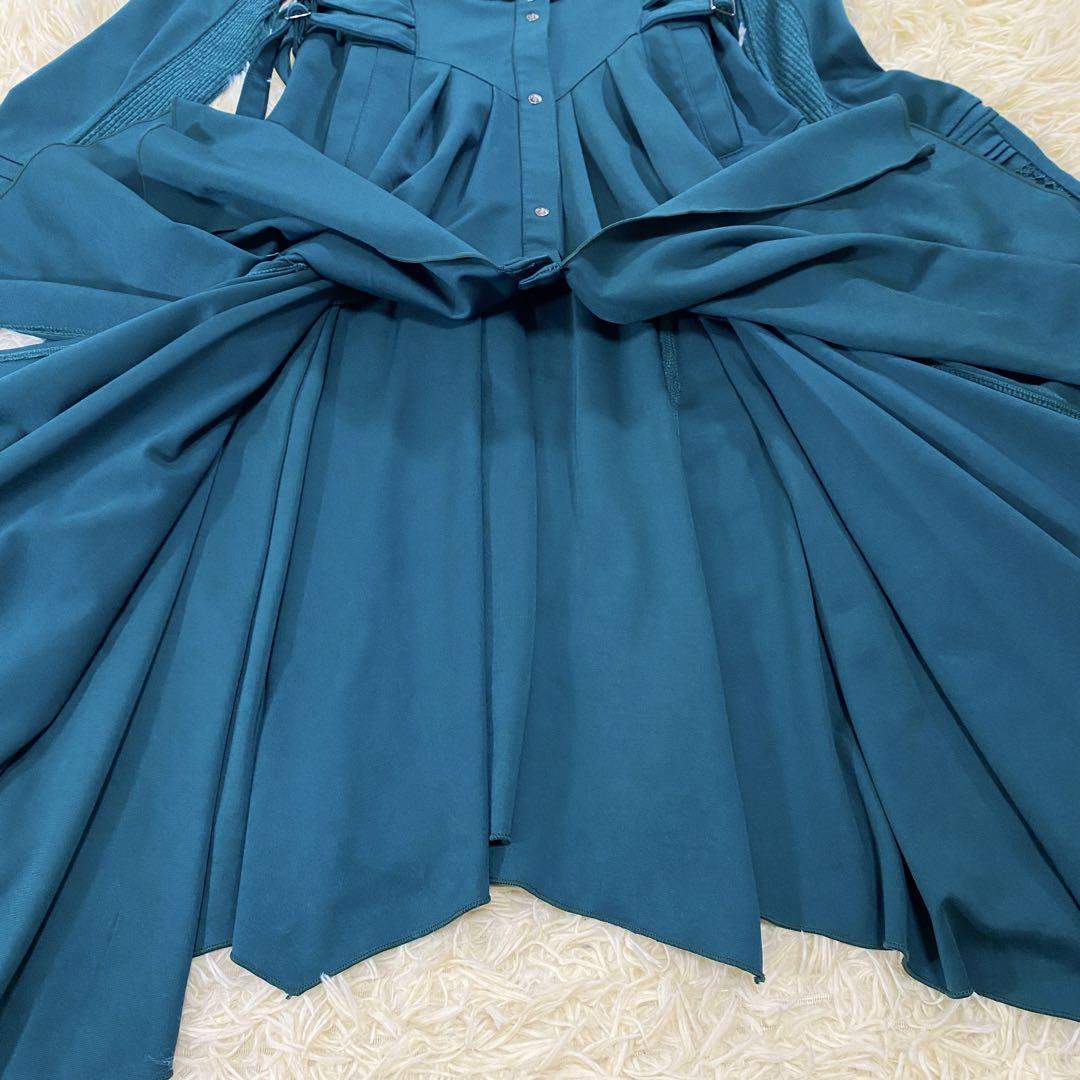 美品 ローゼンカヴァリエ ワンピース ナポレオン コート ロング フレア 画像11