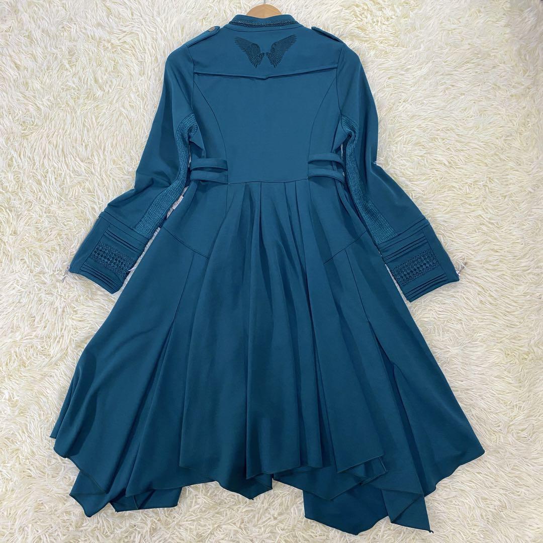 美品 ローゼンカヴァリエ ワンピース ナポレオン コート ロング フレア 画像3