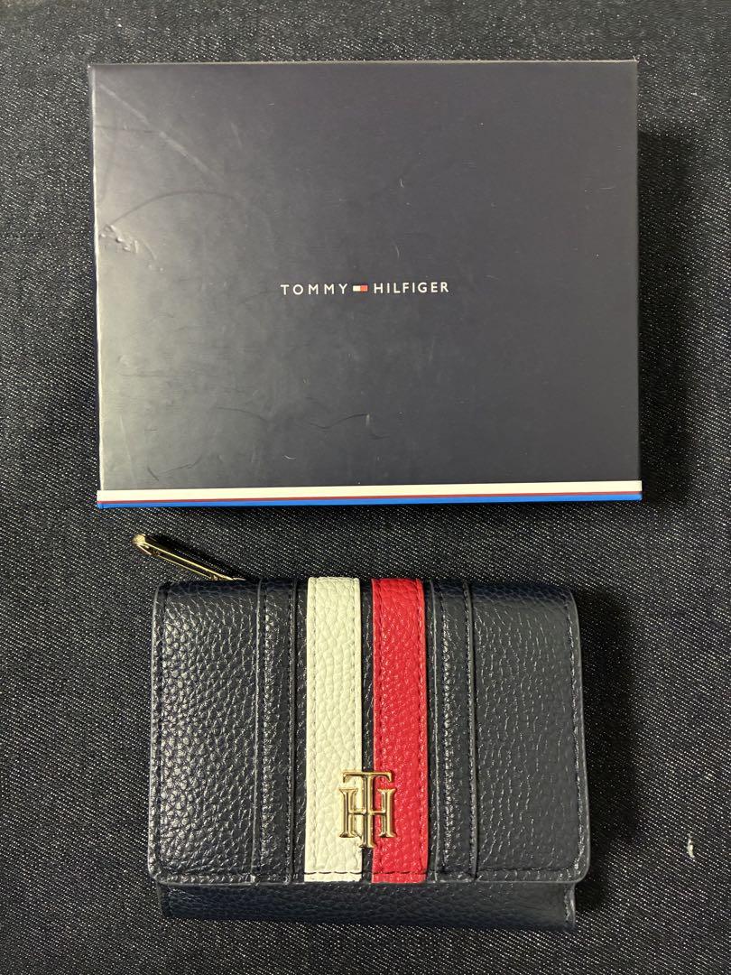 TOMMY HILFIGER 二つ折り財布 ネイビー