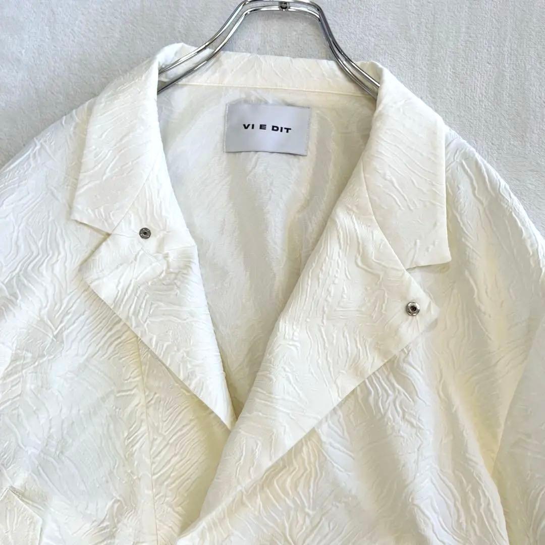 VI E DIT ヴィエディット ジャケット 2Way テーラード 2 M 総柄