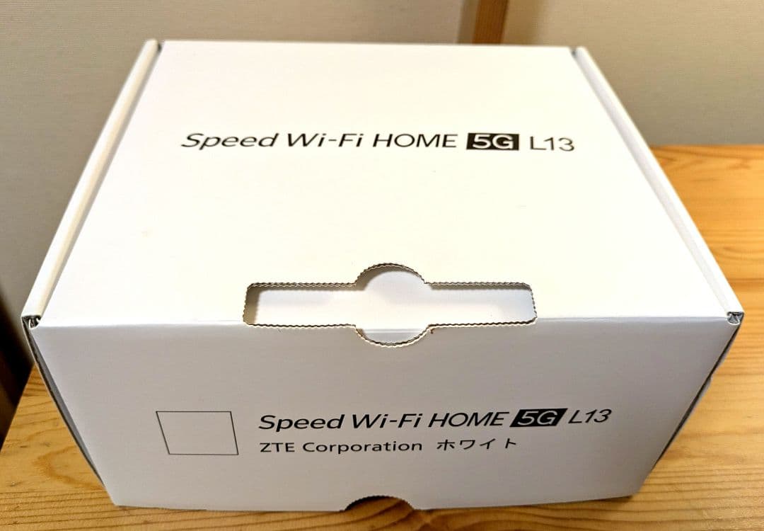 【箱有・美品】Speed Wi-Fi HOME 5G L13 ホームルーター 【箱有・美品】Speed Wi-Fi HOME 5G L13 ホームルーター
