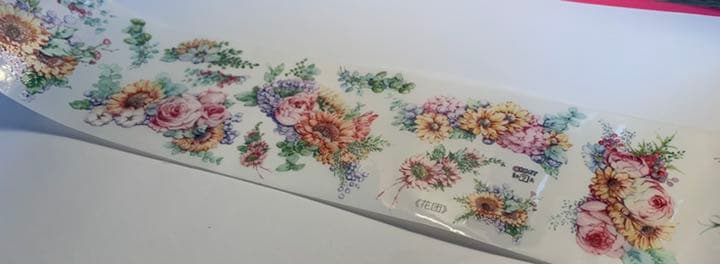 海外マステ 台湾マステ 切り売り 花壇 新七天さん PET 1ループ