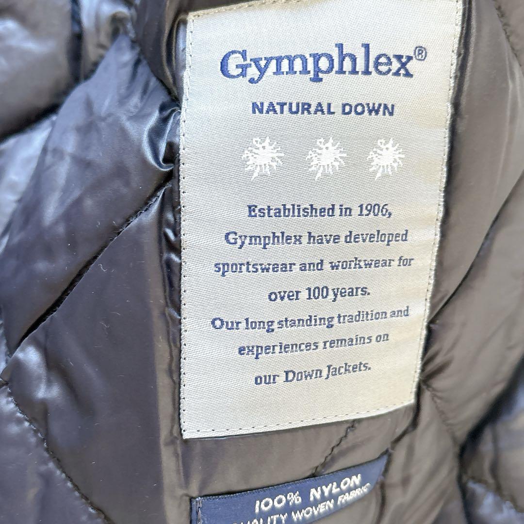 【美品】gymphlex ジムフレックス　ハンドキルトダウンベスト　L