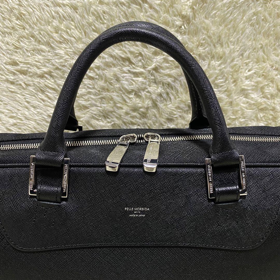 【れいぴ】極美品  ペッレモルビダ キャピターノ ビジネスバッグ