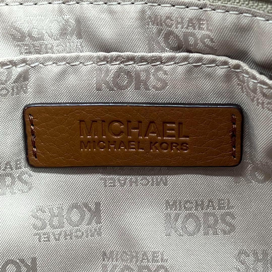 【良品】MICHAEL KORS トートバッグ 2way タッセル ブラウン