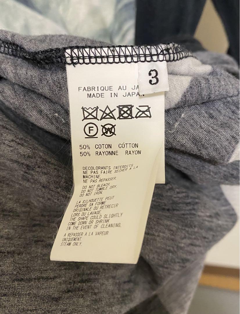 yohji yamamoto 内田すずめ　ゆりかご　カットソー