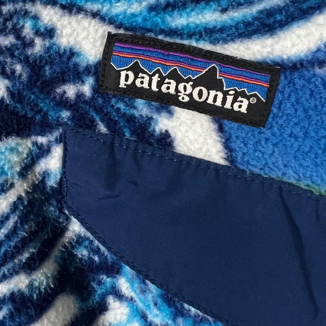 patagonia パタゴニア スナップT フリース 北斎 波柄 サイズS patagonia パタゴニア スナップT フリース 北斎 波柄 サイズS
