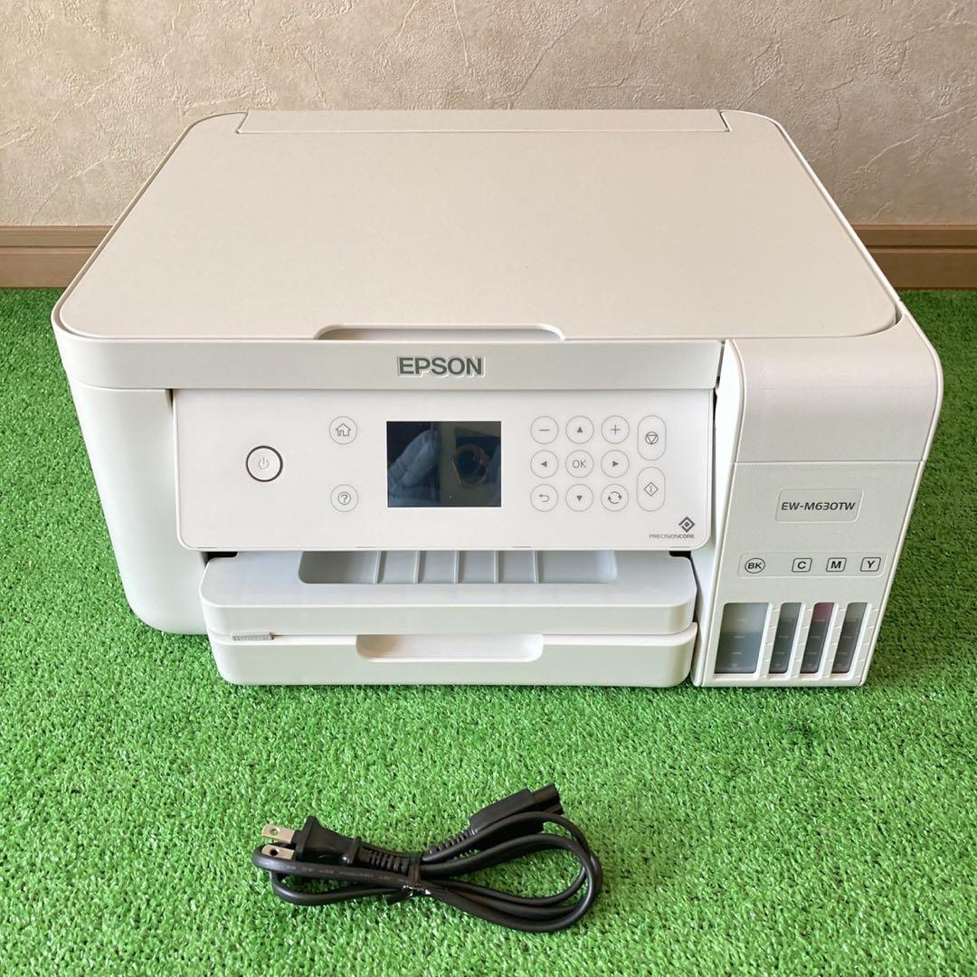 EPSON EW-M630TW インクジェットプリンターエコタンク総印刷348枚