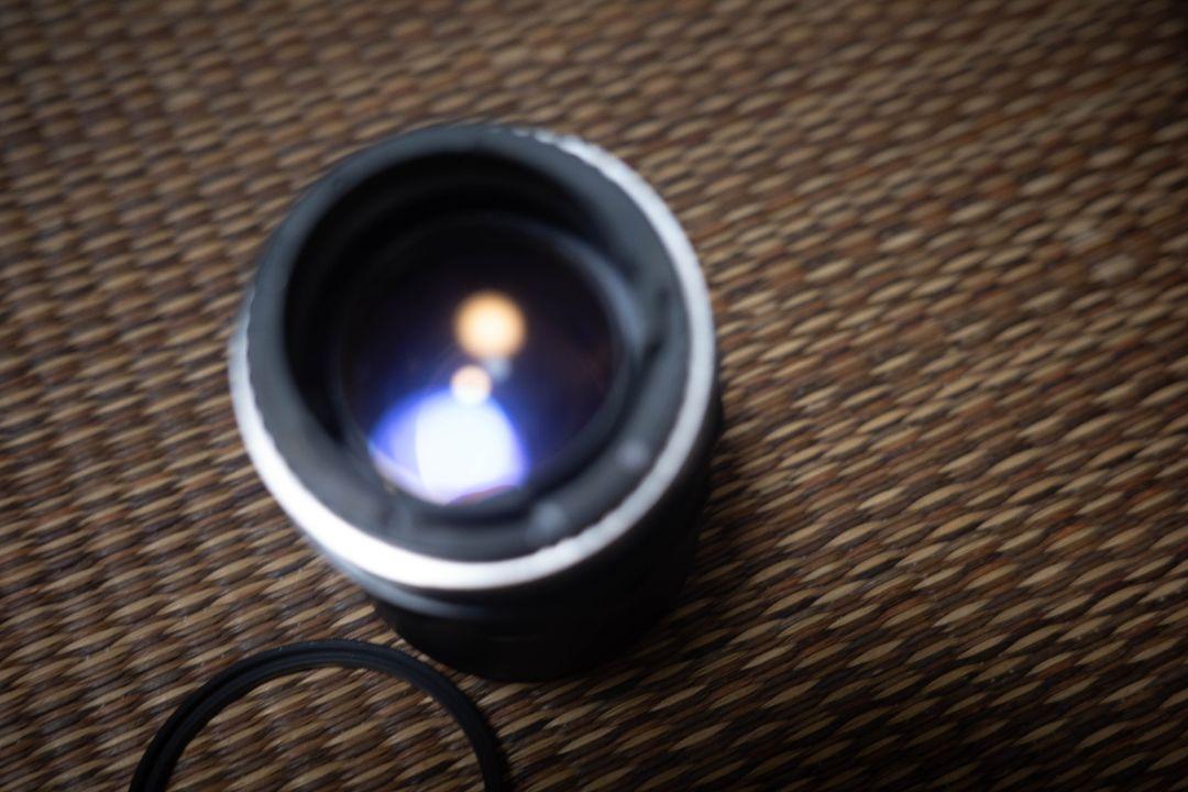 Petri55mm 単焦点レンズ UVフィルターフード　マウントアダプター付き