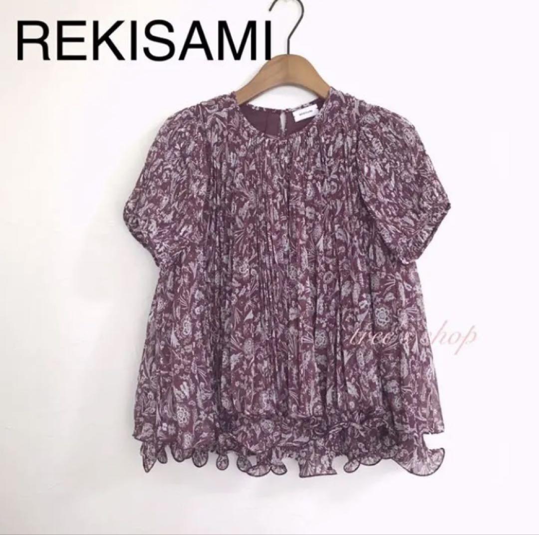 REKISAMI レキサミ　フリルブラウス　カットソー