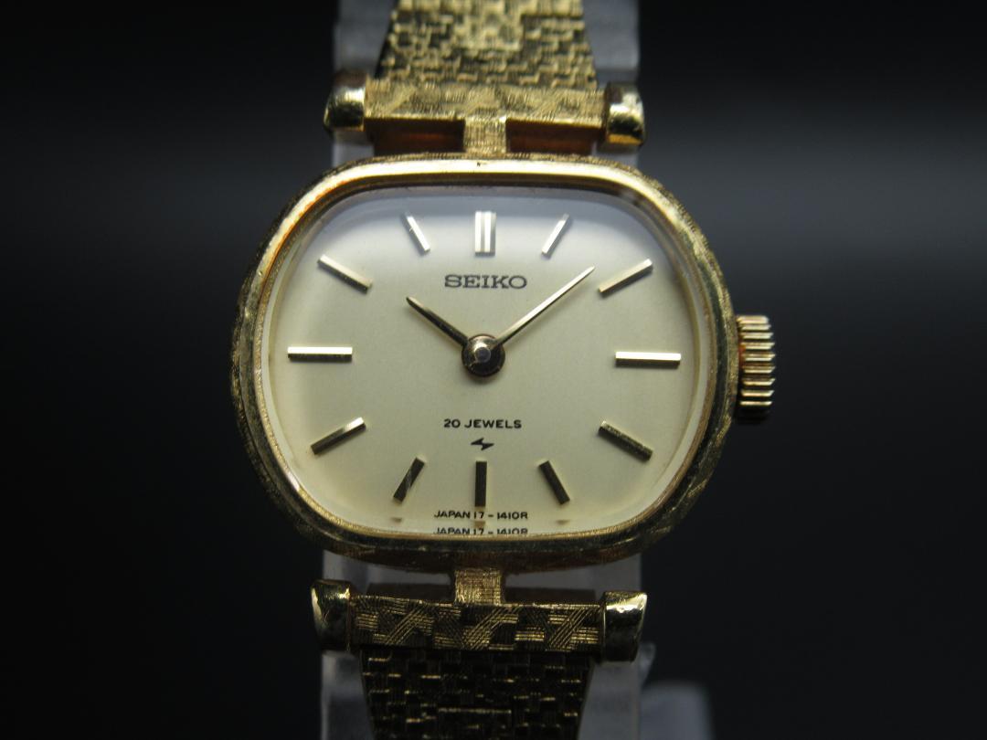 SEIKO 17-7370 ゴールド 20 JEWELS 手巻き レディース