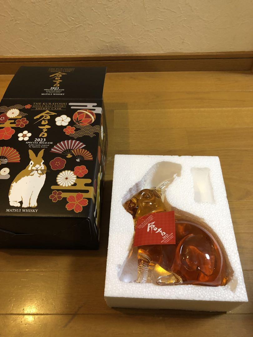 倉吉ウイスキー　干支ボトル　うさぎ　1000ml 数量限定！卯（うさぎ）年を祝うウイスキーを発売！】 | 松井
