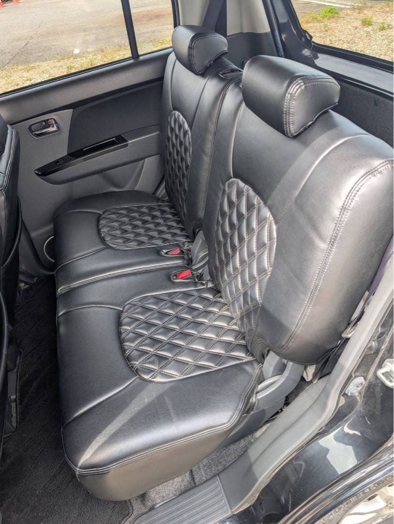 ワゴンRMH２３Sキルティングシートカバーやや傷や汚れあり BRIGHTFACE_UK