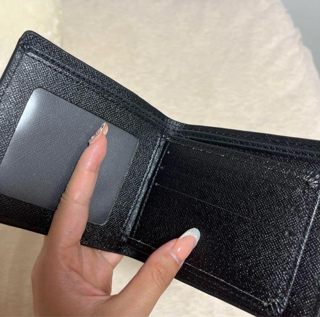 Louis Vuitton 二つ折り財布 ブラック