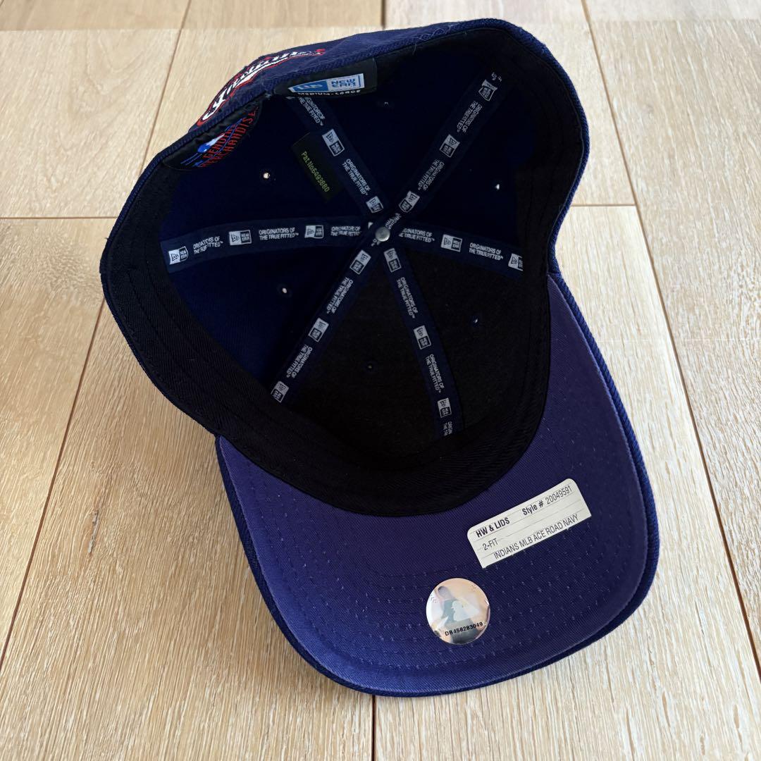 ★90s★ニューエラ★クリーブランド・インディアンス キャップ★ネイビー★新品