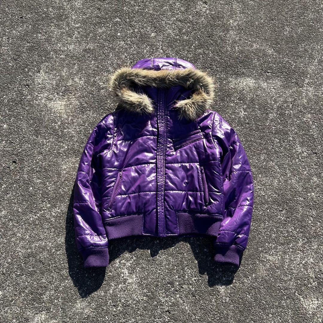 ジャケット・アウター archive black fur down jacket y2k 00s 00s archive fur down jacket BLACK Y2K高 品質