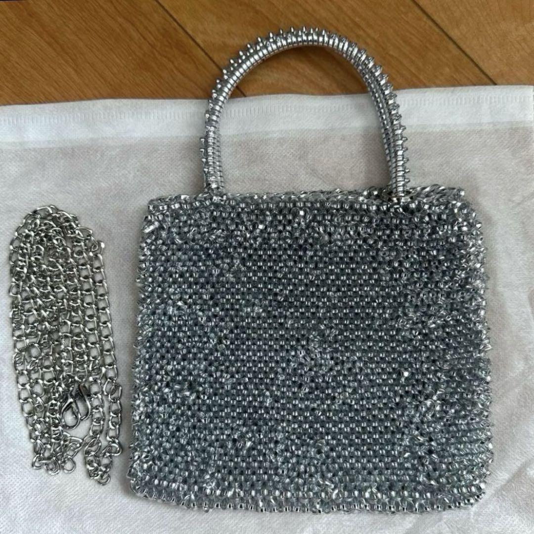 エミ様専用 アンテプリマ風 ビーズ ワイヤーバッグ 新品未使用