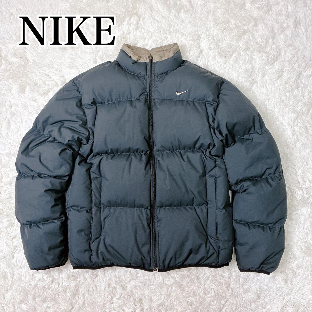 00s オールドナイキ ダウンジャケット リバーシブル ブラック　ホワイト 00s オールドナイキ ダウンジャケット リバーシブル ブラック