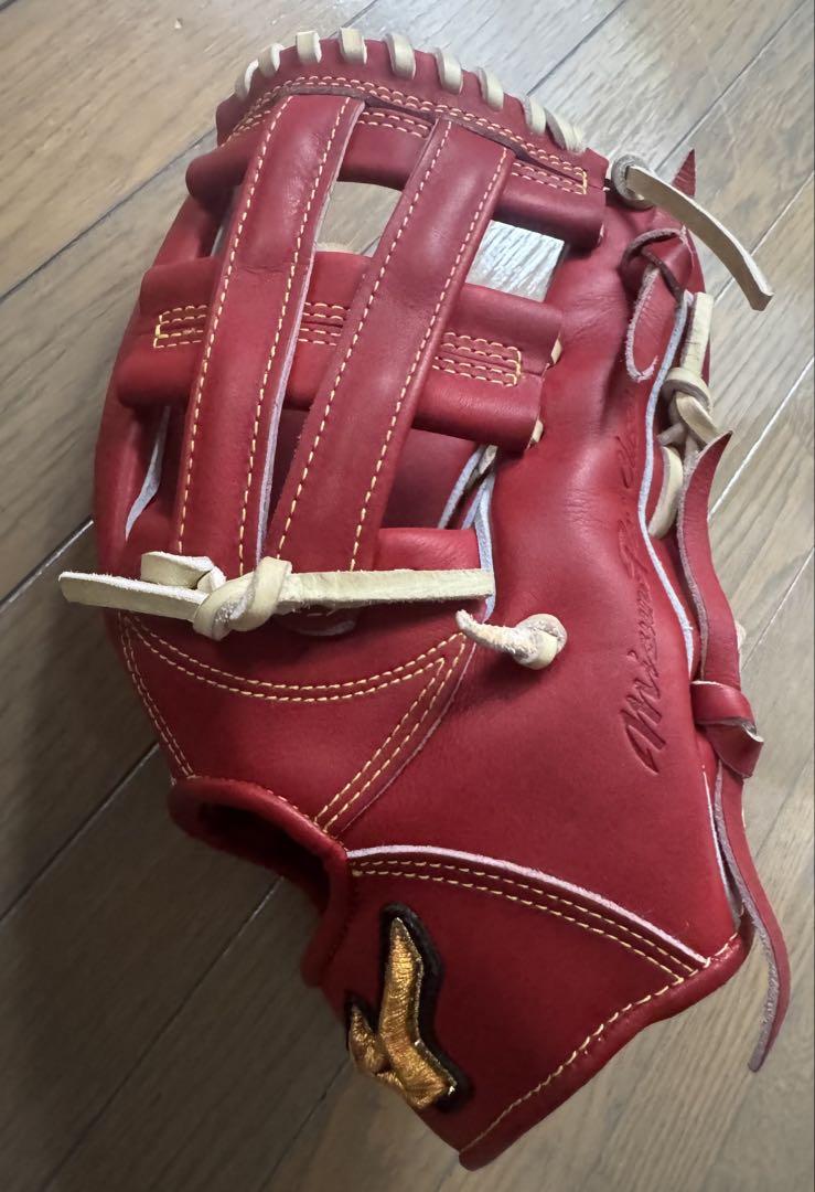 Mizuno Pro classic軟式 グローブ レッド【内野手/未使用】