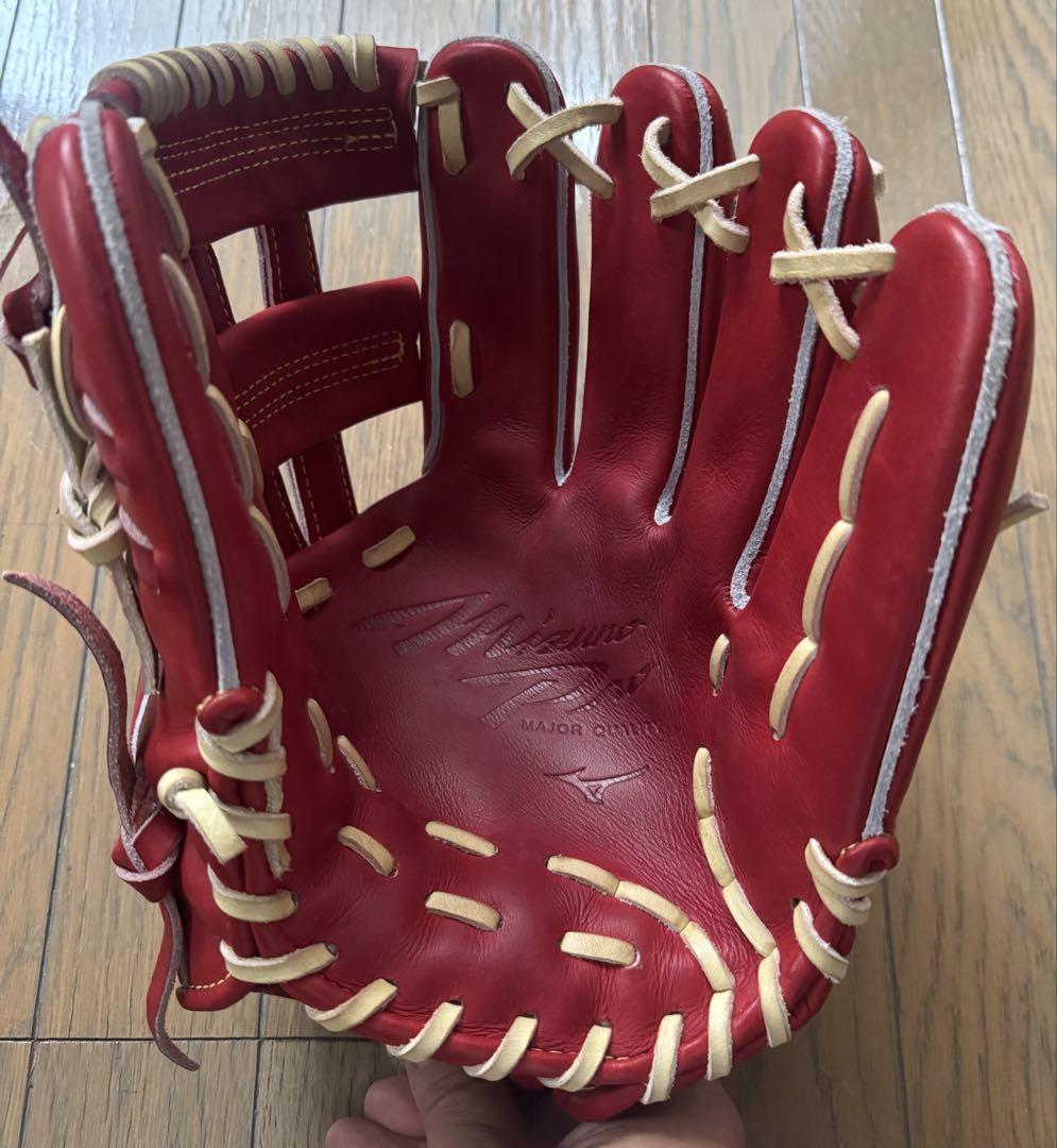 Mizuno Pro classic軟式 グローブ レッド【内野手/未使用】