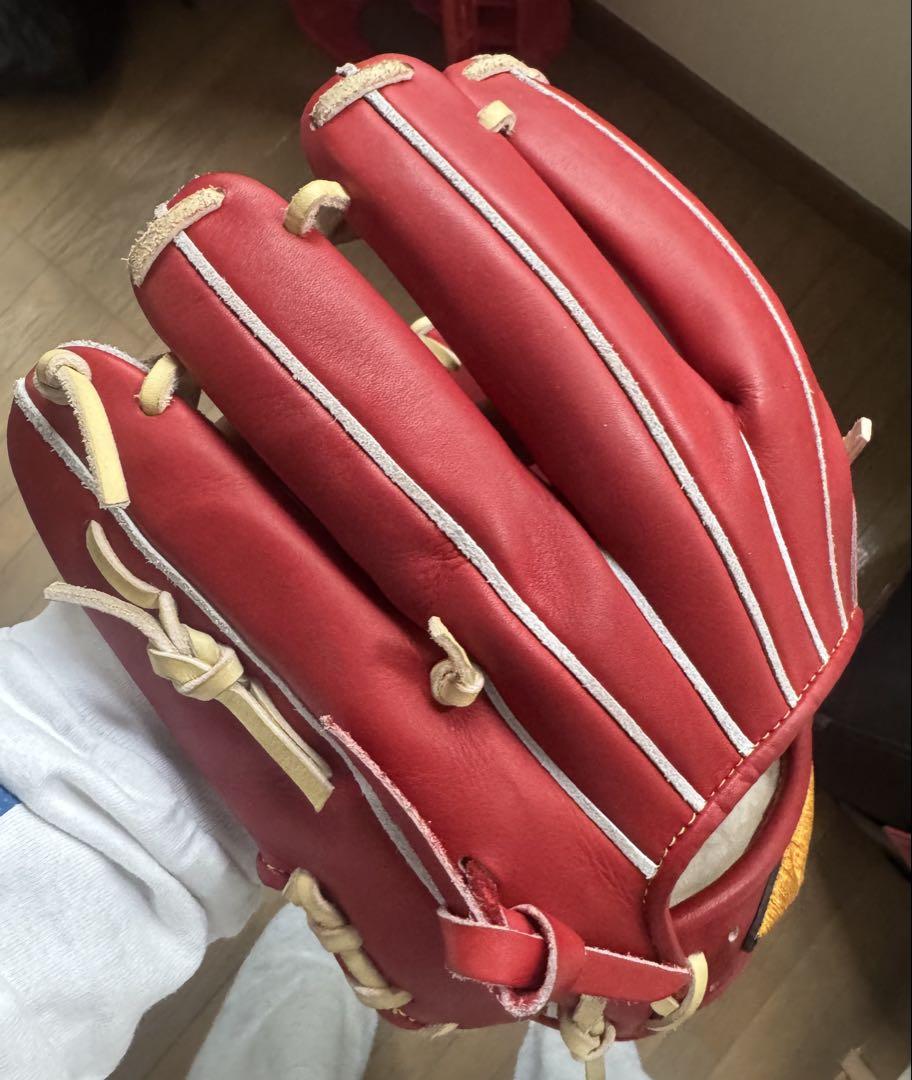 Mizuno Pro classic軟式 グローブ レッド【内野手/未使用】
