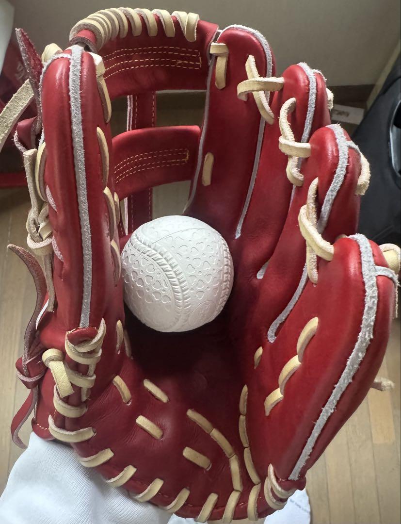 Mizuno Pro classic軟式 グローブ レッド【内野手/未使用】