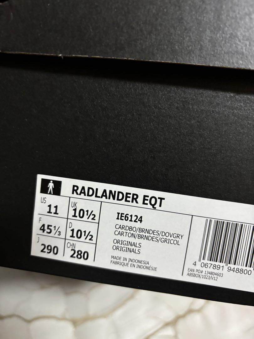 adidas Radlander EQT 29cm 新品 ラッドランダー