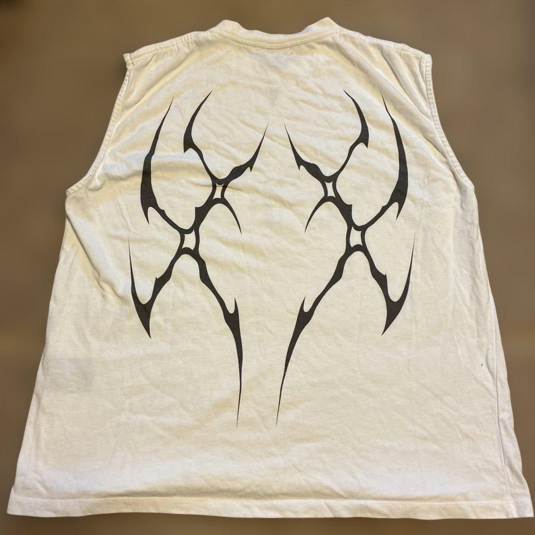 トップス VEYND SLEEVELESS T-SHIRT VEINS GRAPHIC