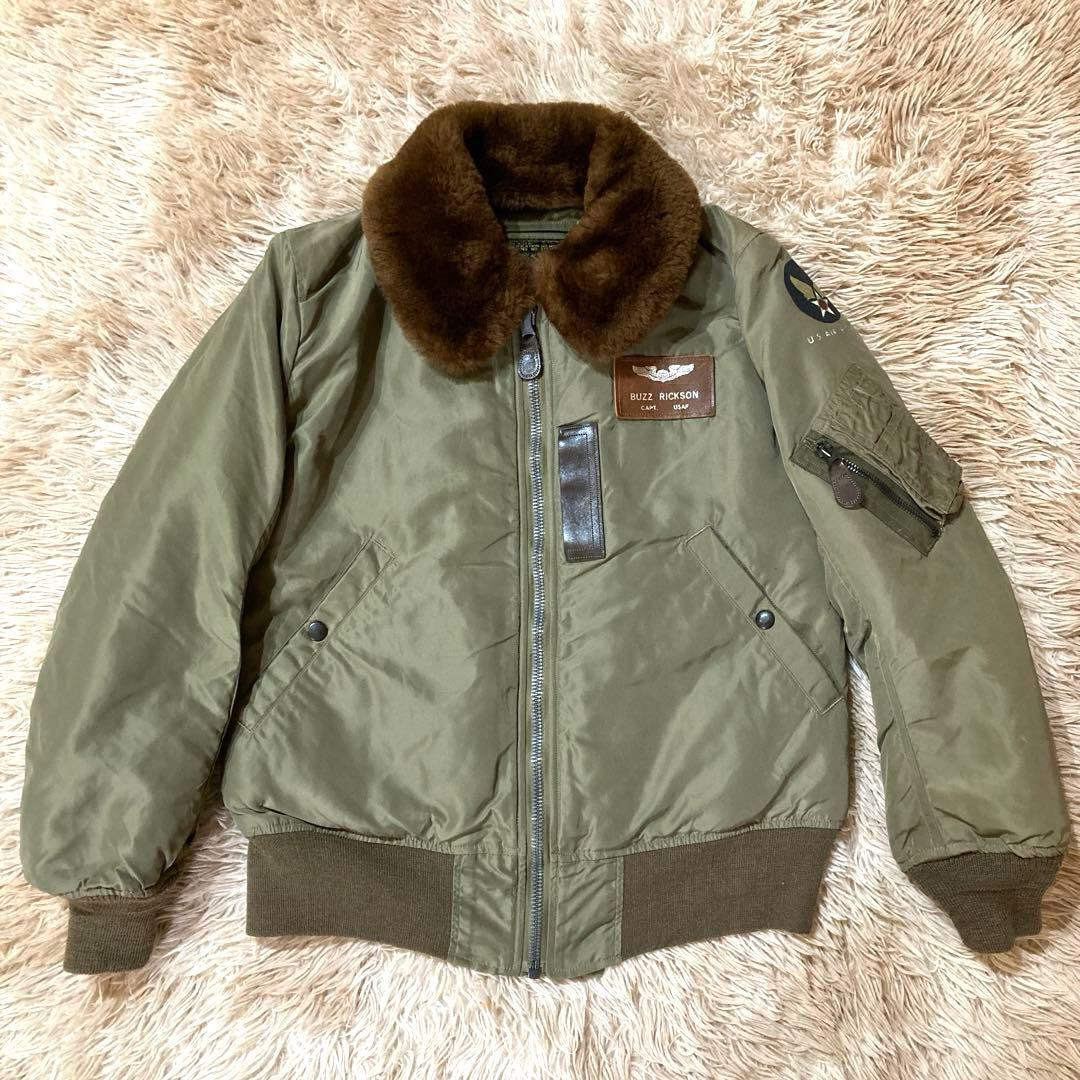 バズリクソンズ B-15C レッドボア M13507 M品番L・Buzz Rickson's