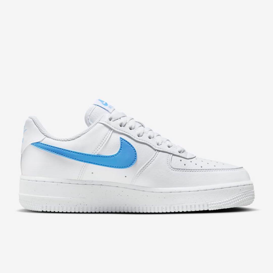 【新品24.5cm】NIKE エアフォース１’07 NN ホワイト/ブルー