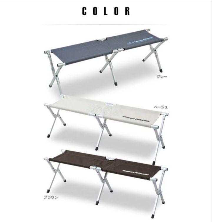 Campers Collection アウトドアベンチ 約120cm　2セット