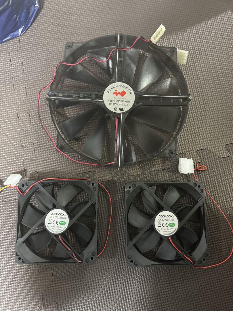 CPU、マザーボード、メモリ、グラフィックボード、ケースファンなどまとめ売り