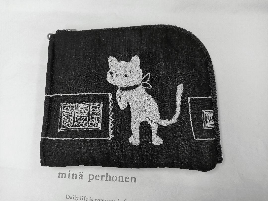 ハンドメイド　ミナペルホネン生地のミニ財布 kukka様 ミナペルホネン ハンドメイド ミニ財布 タンバリン
