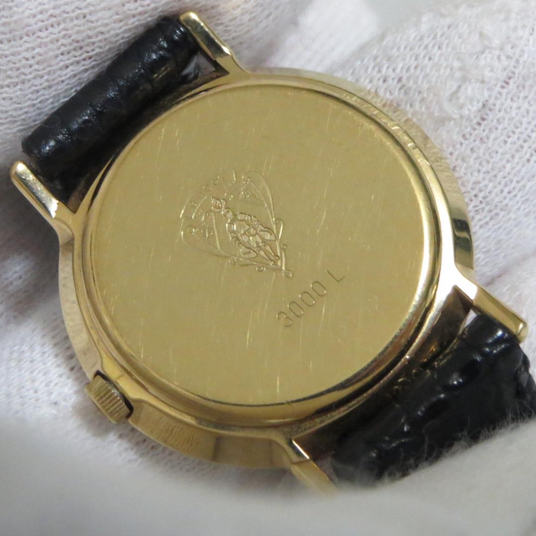 ジャンク GUCCI グッチ 3000L 腕時計 ブラック ベルト ケース付