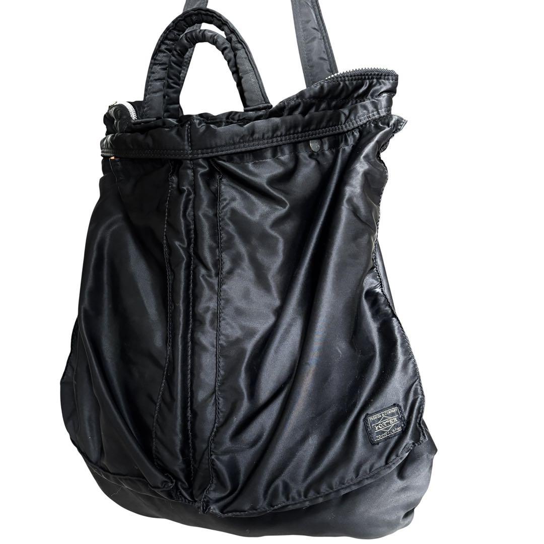信頼 廃盤 激 2WAY ヘルメットバッグ タンカー ポーター PORTER 希少 バッグ