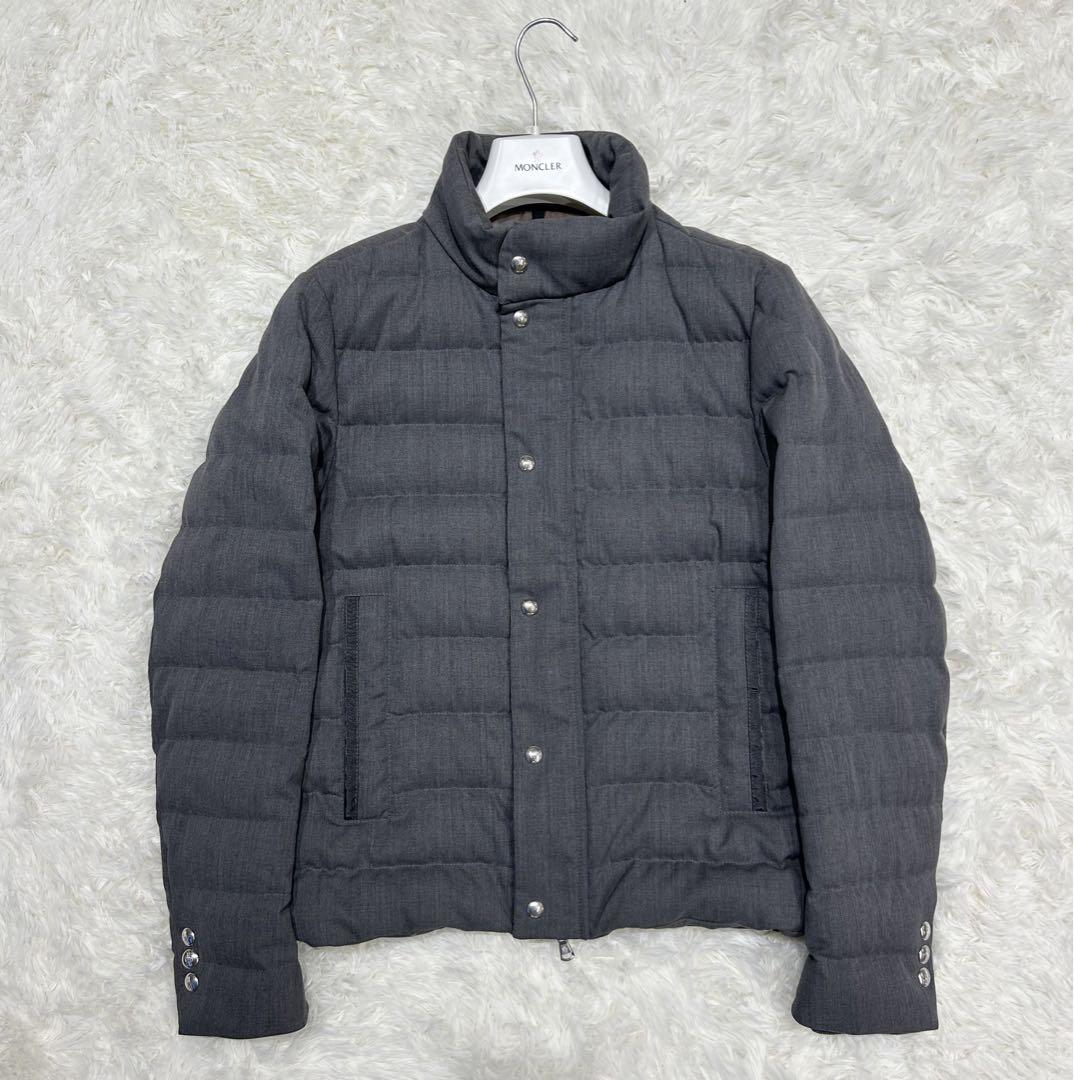 【美品】モンクレール BELLENTRE ダウン ジャケット グレー 0