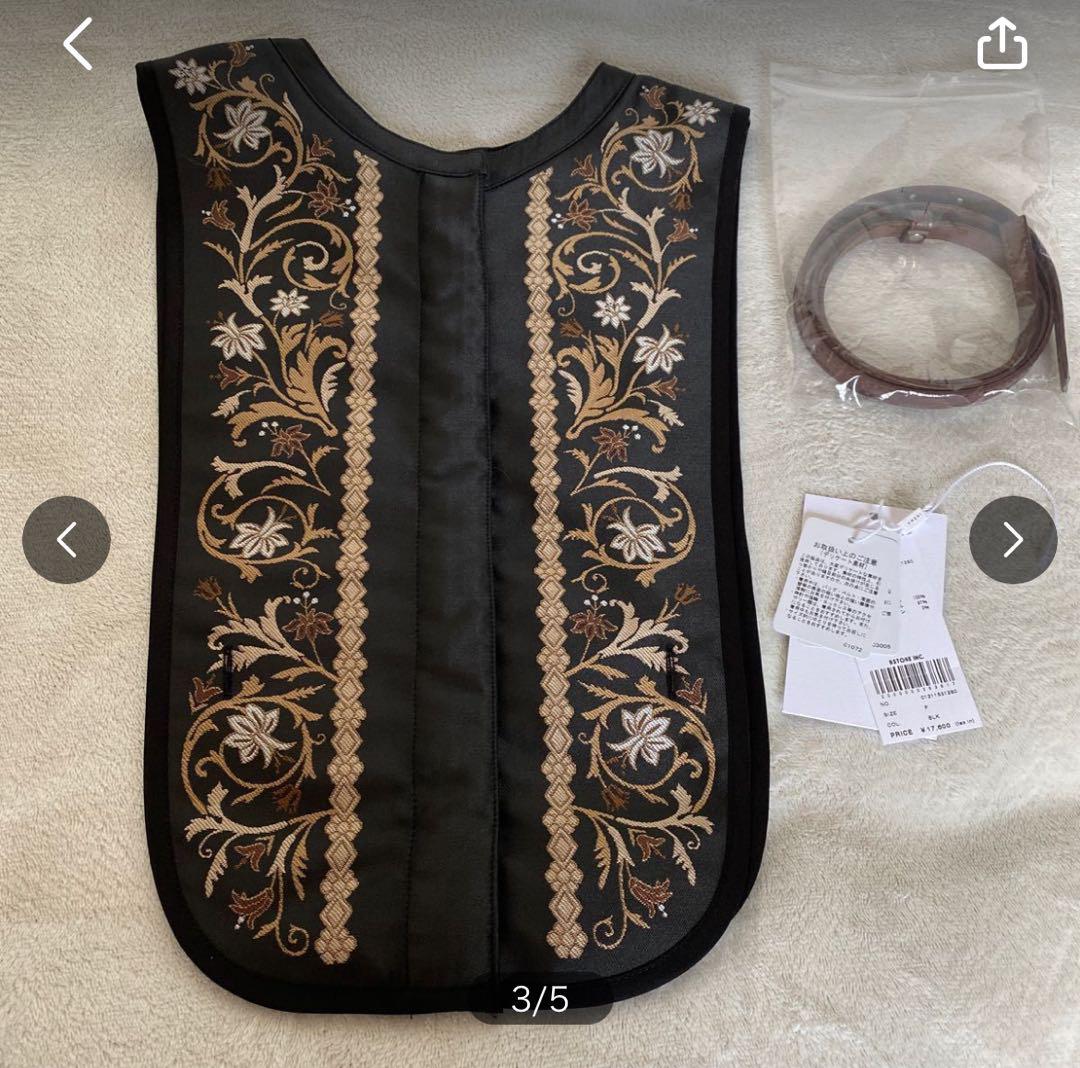 新品amerivintageVINTAGE LIKE APRON VEST