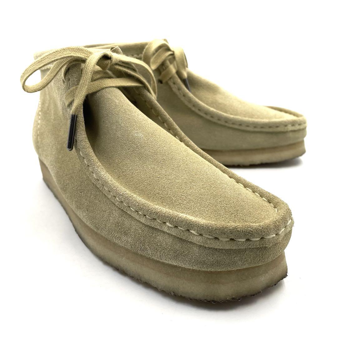 《未使用品》Clarks クラークス ワラビー ブーツ ベージュ UK5 1/2