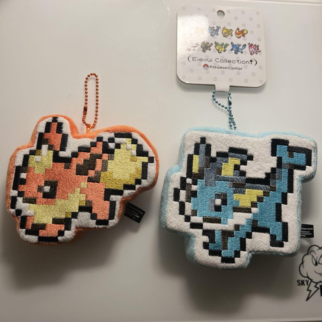 イーブイ　ドットコレクション　キーホルダー ポケットモンスター イーブイコレクション ドット絵キーホルダー
