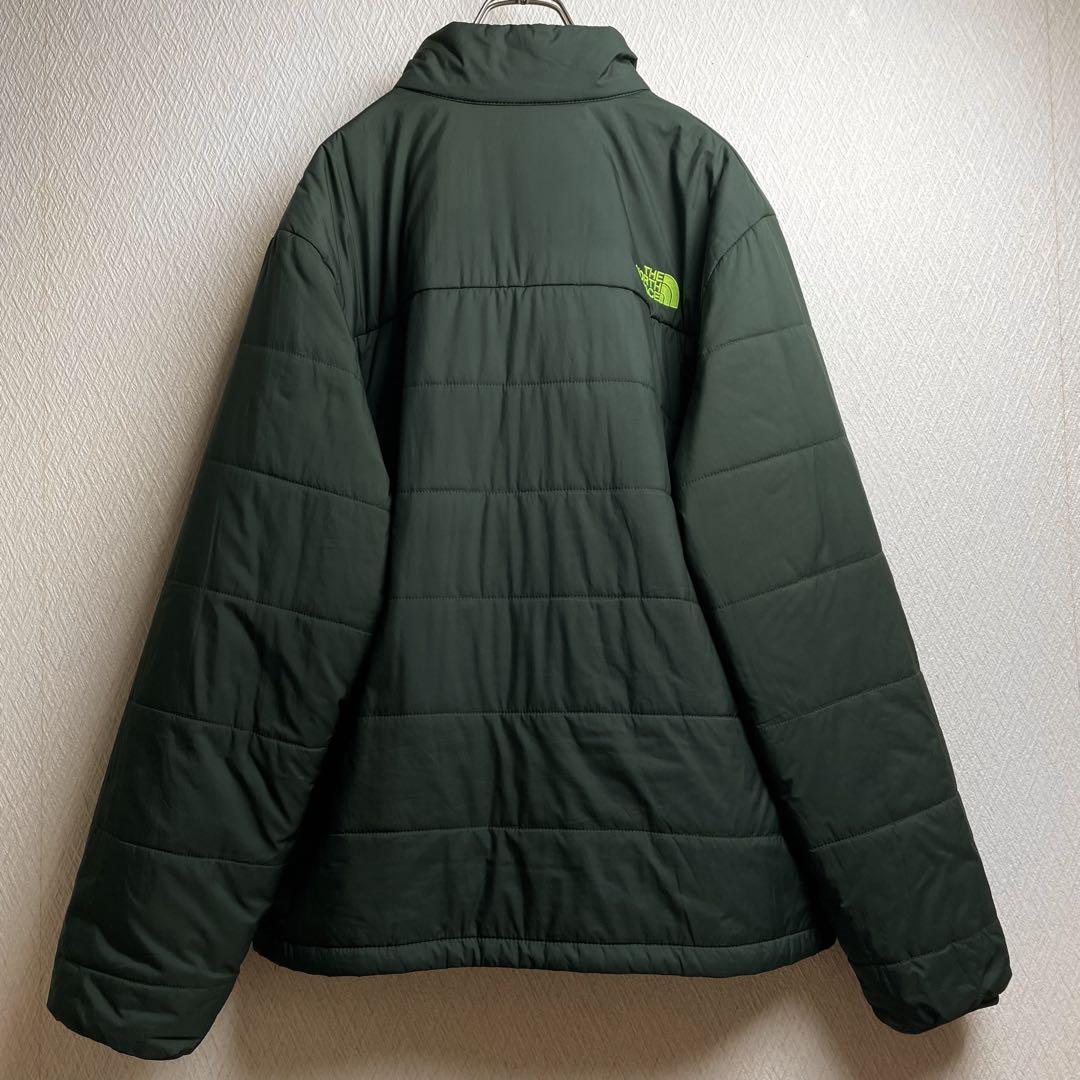 ノースフェイス 中綿ジャケット グリーン メンズ L