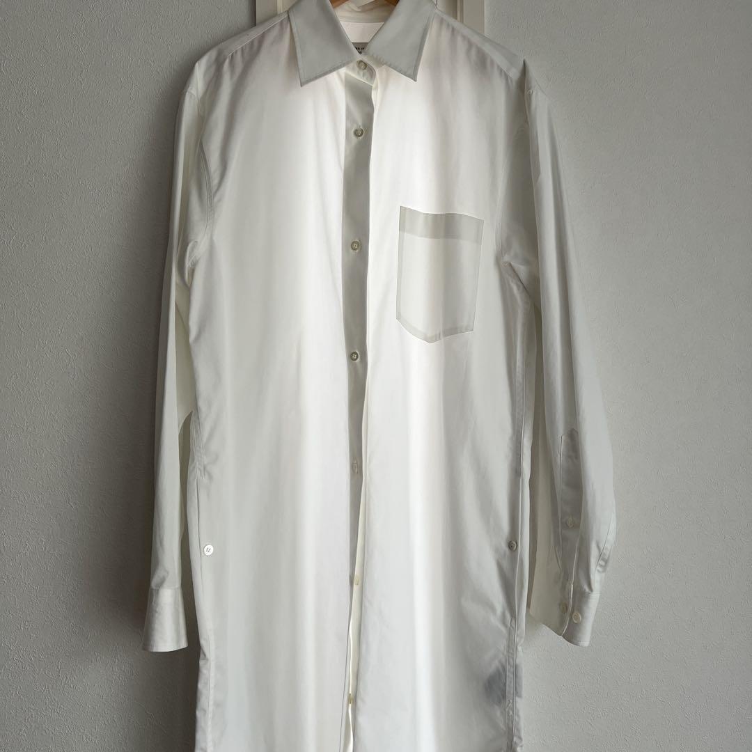 DRIES VAN NOTEN ロングシャツ　ホワイト