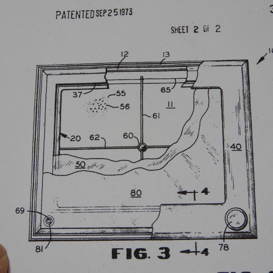 エッチアスケッチ絵画　京都　鹿苑寺金閣
