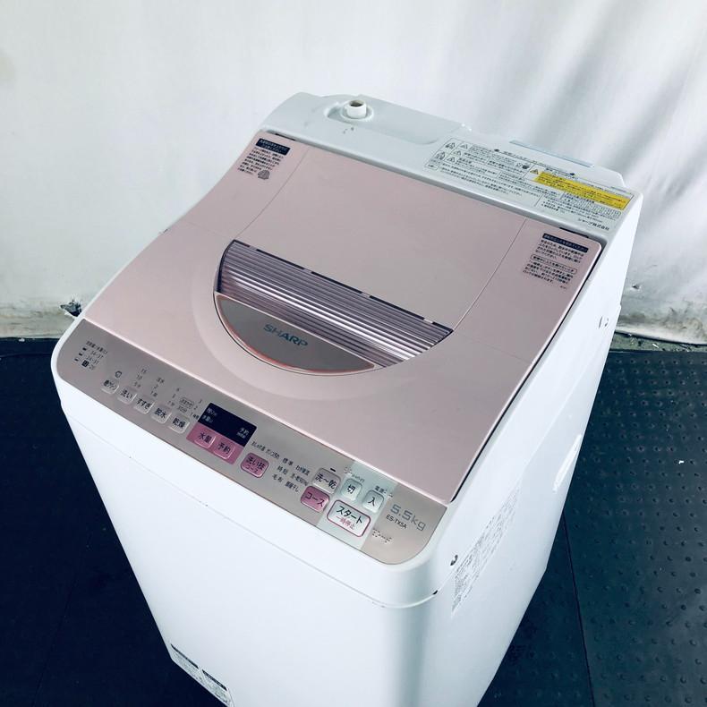 ★送料・設置無料★ 中古 中型洗濯機 シャープ (No.7302)
