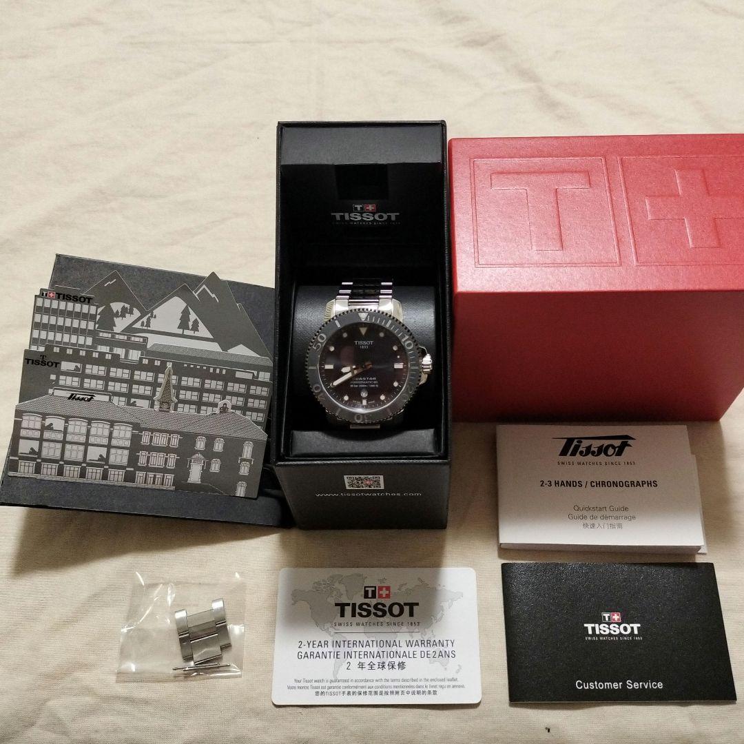★保証期間内★ TISSOT ティソ シースター100 自動巻 オート ダイバー 画像2