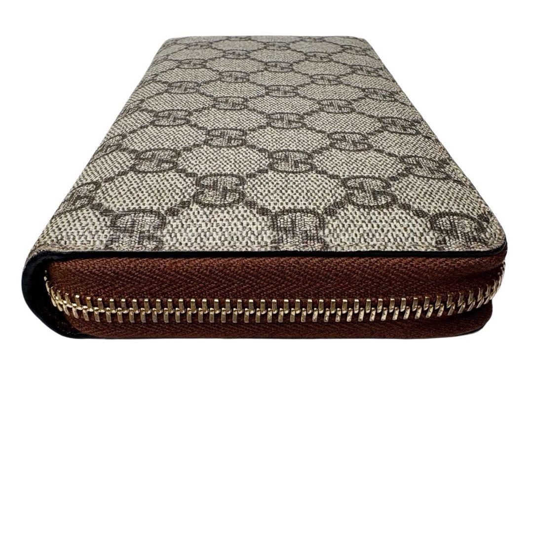 47 極美品 GUCCI 長財布 ラウンドファスナー PVC
