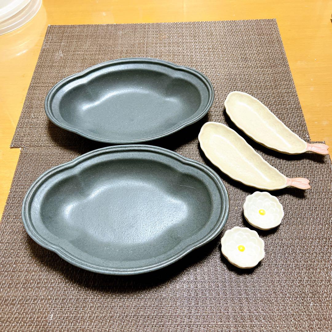 よしざわ釜　チャコール木瓜鉢　ペア