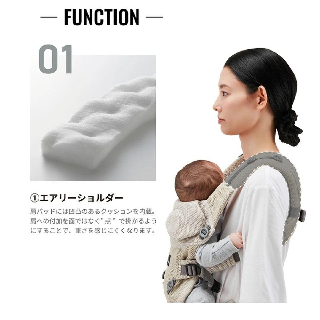 【新品・未開封】エールベベ ベビーキャリア スリー ブラック 抱っこ紐 【新品・未開封】エールベベ ベビーキャリア スリー ブラック 抱っこ紐