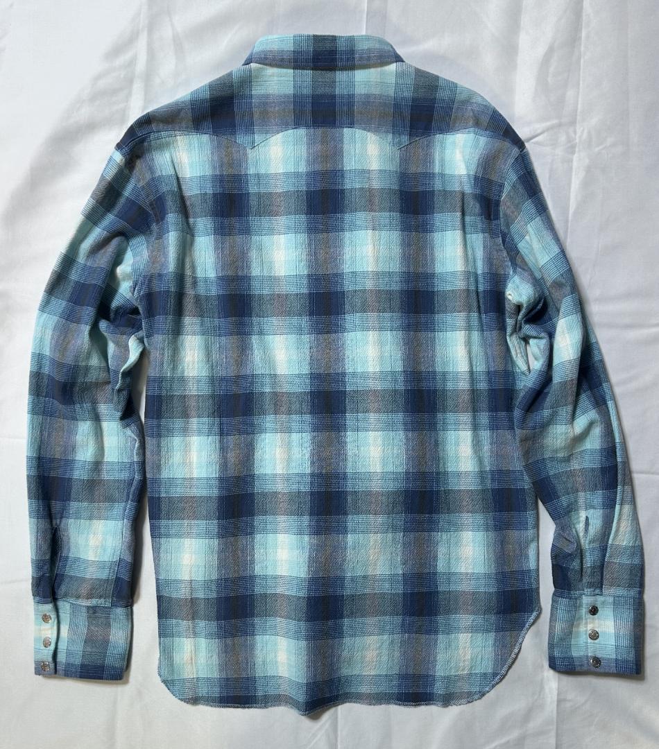 SUBCULTURE SHORT SKULL SHIRT BLUE サイズ2