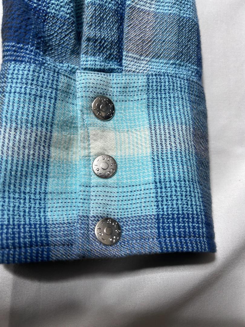 【SC SUBCULTURE】SHORT SKULL SHIRT BLUE 2 Subculture SHORT SKULL SHIRT / BLUE , Subculture SC 2PACK